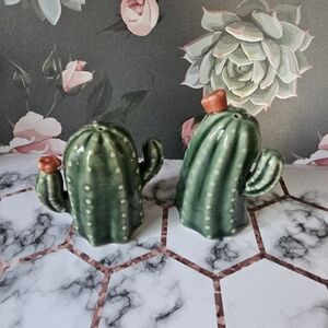 Cactus Salt and Pepper Shakers